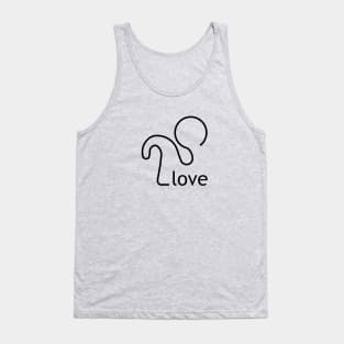 Cochlear Implant - Love Design Tank Top